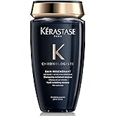 Kerastase Chronologiste Régénérant Shampoo For Dull & Sensitized Hair Types - Hydrates and Strengthens Hair, Revitalizes Hair & Scalp, With Hyaluronic Acid & Vitamin E, 8.5 Fl Oz