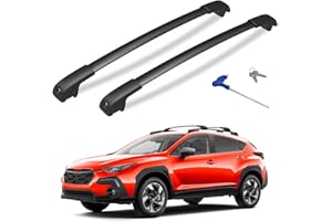 HmmtyRack 300lbs Lockable Roof Rack Cross Bars Compatible with Subaru Crosstrek 2024 2025 2026 (Not for Wilderness), Aluminum Roof Rails Crossbar for Rooftop Cargo Bars Luggage Bike Kayak Racks