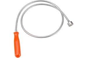 Flexible Arm Magnetic Pick up Tool - 20LB Pull Force,44”Long,Bendable Magnet Sweeper Stick,Flexible Retriever Stick,Gift for 