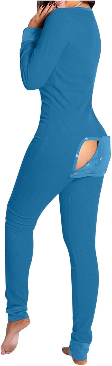 Pyjama fonctionnel à rabat boutonné pour adultes Clearance