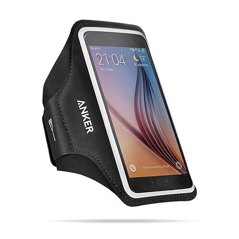 Anker Universal Sport Armband für Handys, Tragehülle für Smartphones mit 4.7 - 5.2 Zoll Bildschirm Inklusive iPhone 7, 6, 6s,
