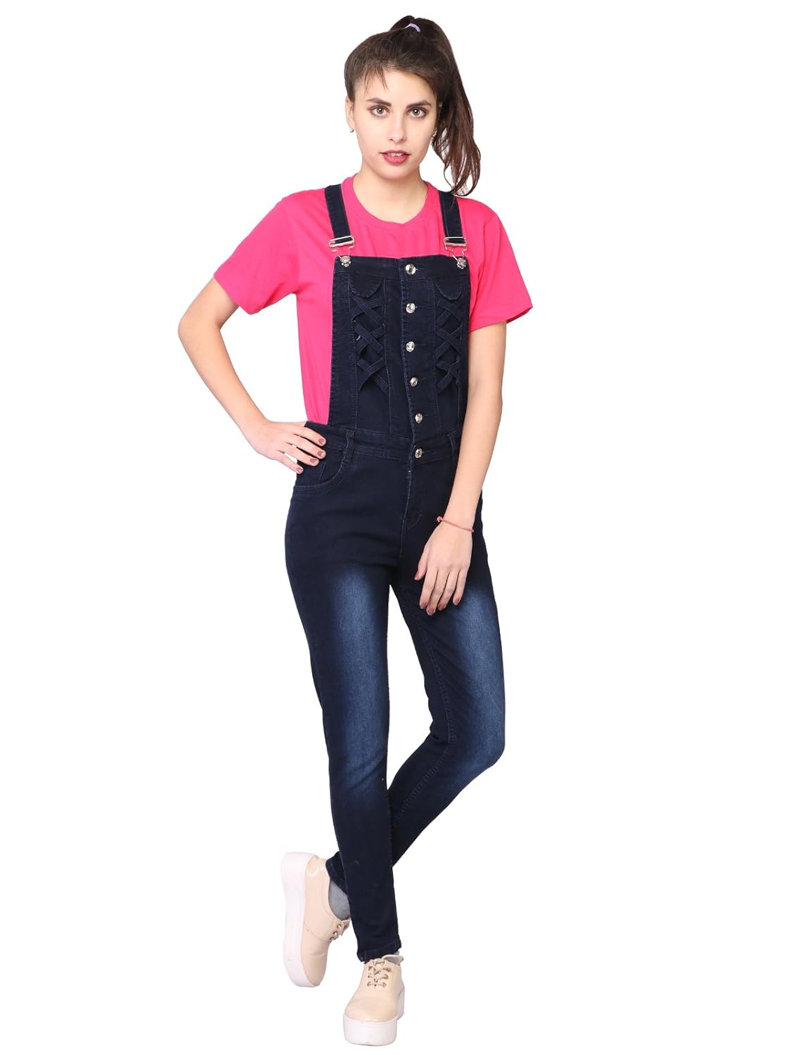 blugee women's denim dungaree