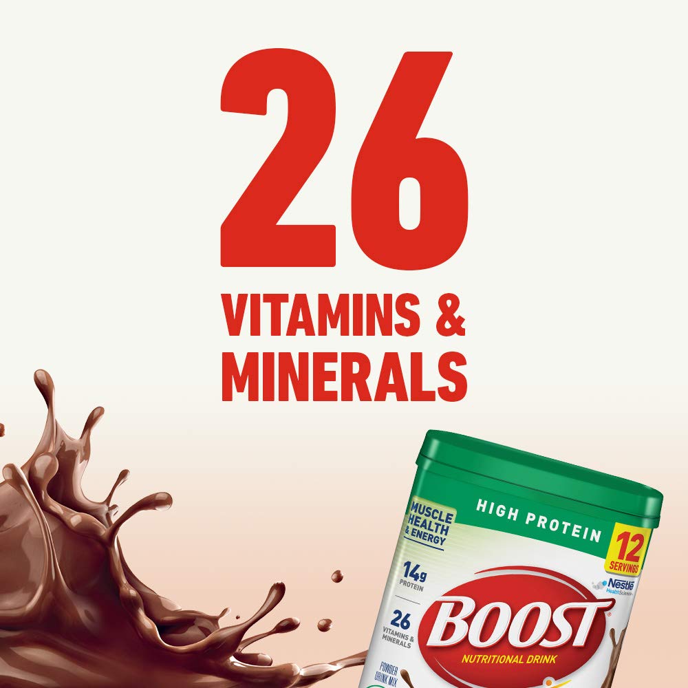 Boost High Protein Powder Drink Mix, Chocolate Sensation, 17.7 Ounce