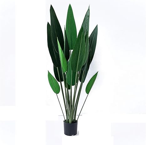 Amazon 人工植物と木 人工 Strelitzia Reginae 植物 マルチブランチ熱帯の鉢植え joz 人工観葉植物 人工観葉植物 オンライン通販