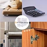 Uni-Fine Silicone Pads 107Pcs 4 Sizes 4 Shapes Transparent Self-Adhesive view 5