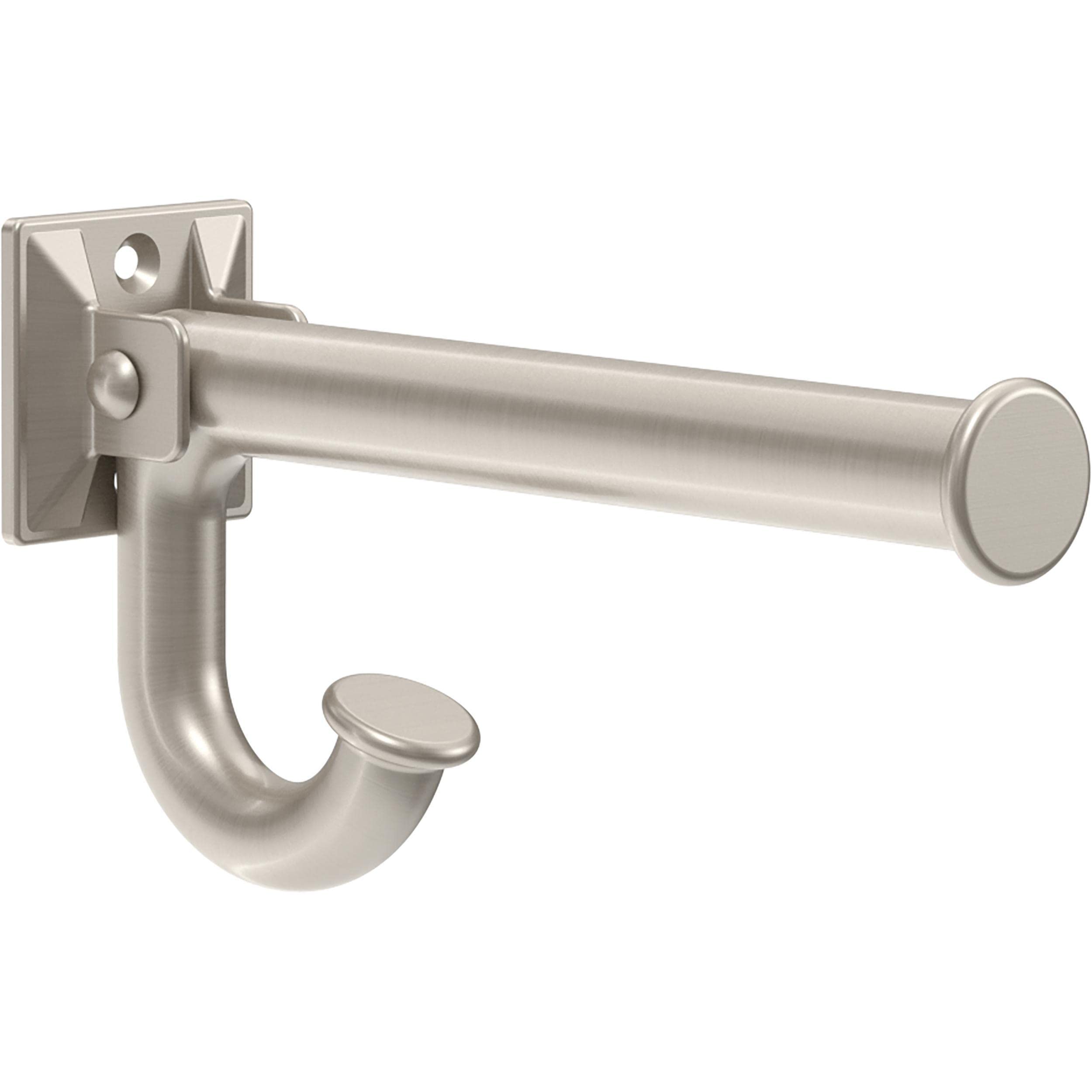 Franklin Brass Satin Nickel Square Exend-a-Hook