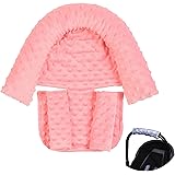 Super Soft Head and Neck Support Pillow and Seat Belt Cover for 6-12 Months, Baby Head and Neck Cushion for Car Seat Adjustab