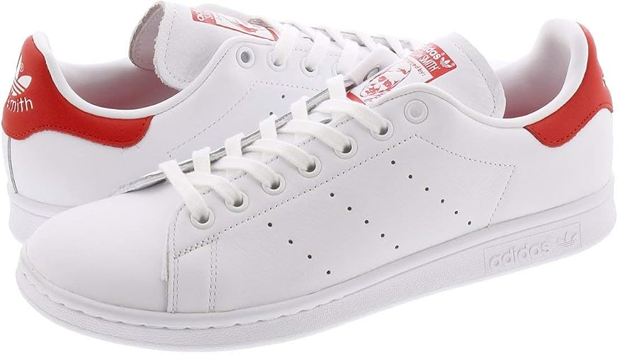 stan smith white lush red