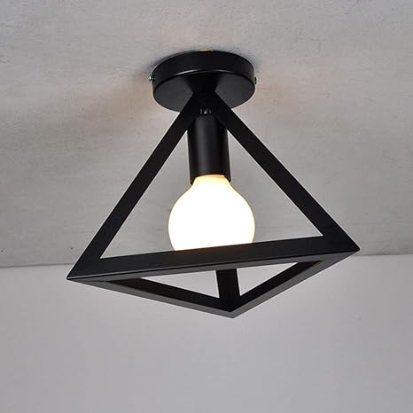 Einfache Schmiedeeisen Deckenleuchte LED E27 kreativer Kronleuchter