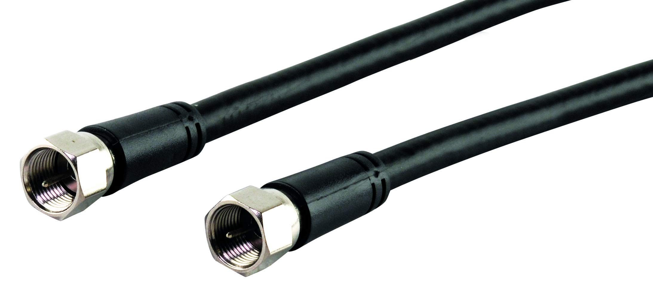 Schwaiger KVCHQ30533 Coaxial Satellite Cable 90 dB, 3 M, Female to Female Aerial Connector, Black