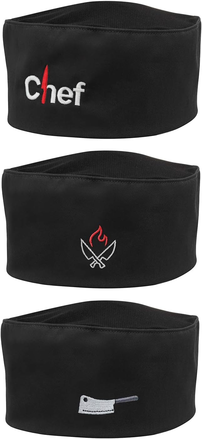10oz apparel Mesh Top Chef Skull Hat with Piping
