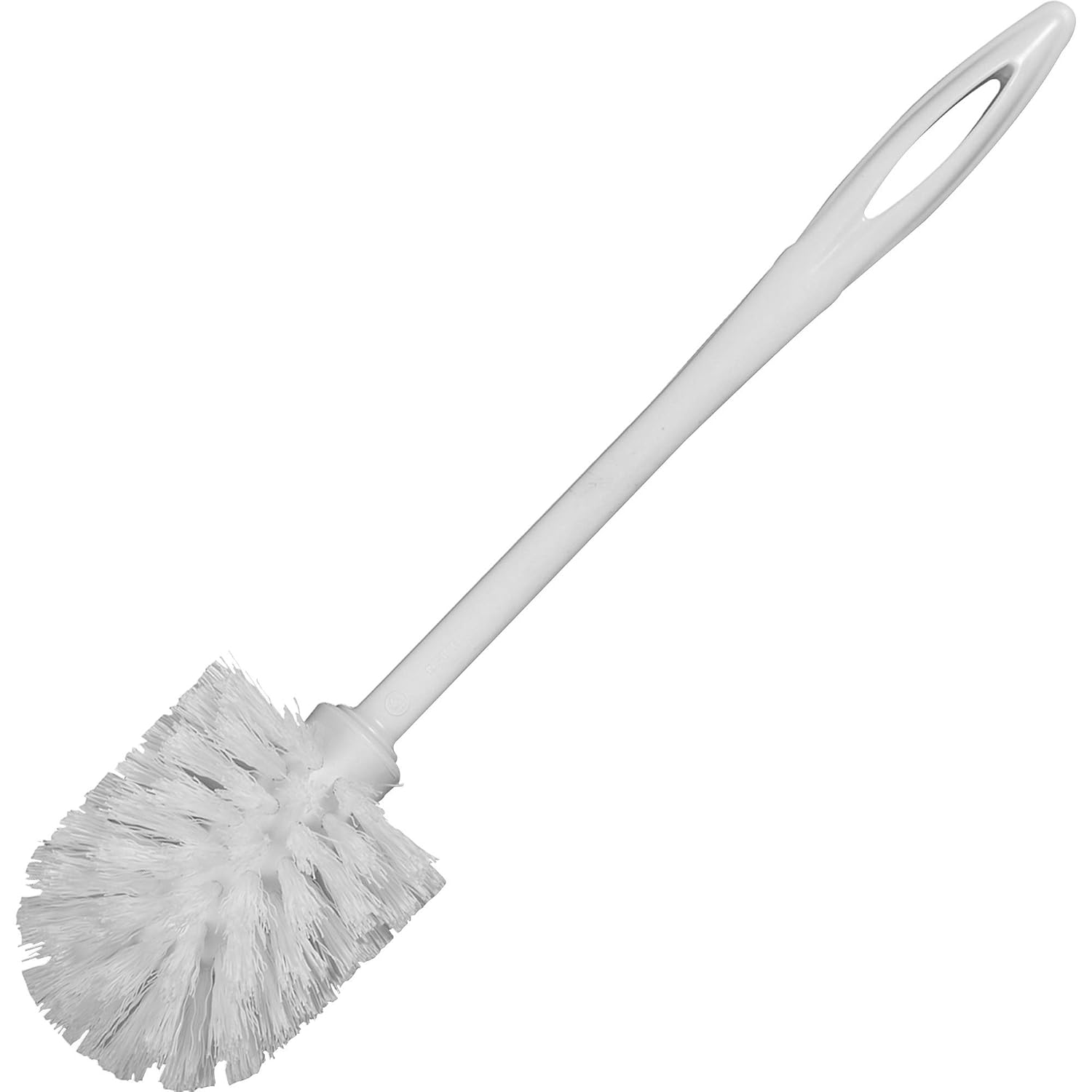 Rubbermaid Commercial 14.5 Inch Toilet Bowl Brush, Plastic Handle, Polypropylene Fill, White (FG631000WHT): Industrial & Scientific
