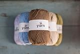Korbond DK Brown Yarn 2 x 100g Acrylic Lightweight Hypoallergenic 200g/580m view 3