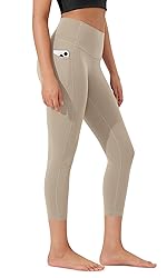 ODODOS Buttery Soft Lounge Yoga Capris with Pockets