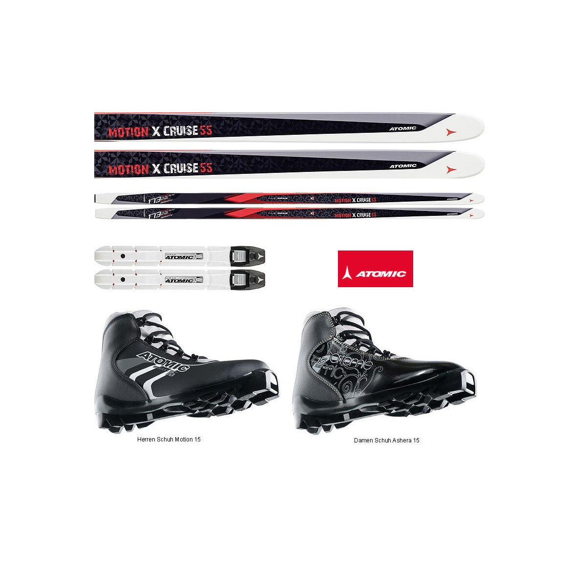 Atomic Nordic Cruiser CrossCountry Set Xcruise 55 + Shoes + Binding