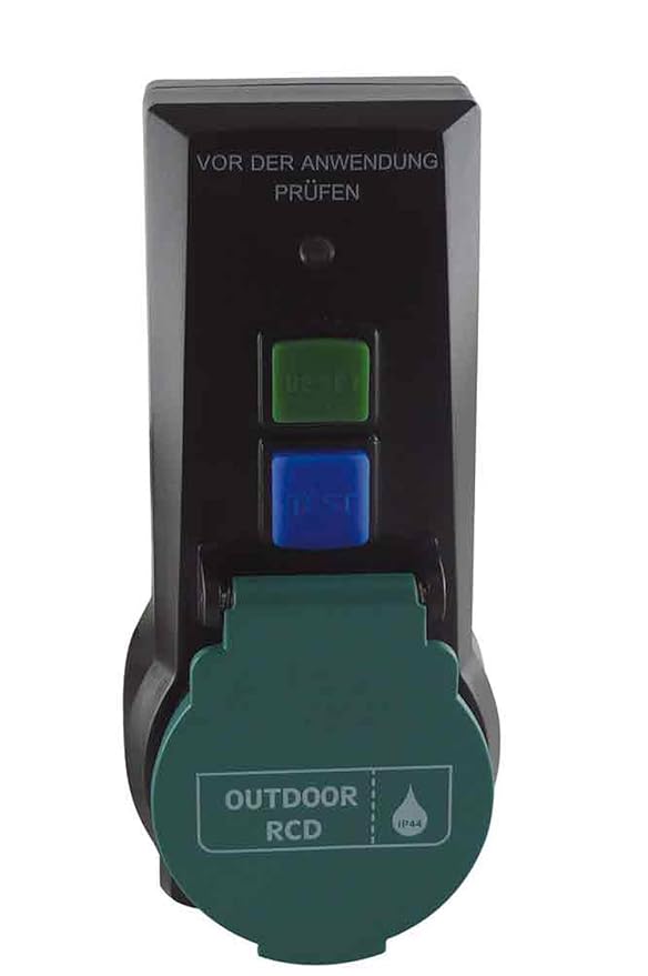 REV Ritter 0515494555 FI-Schutzadapter 16A 0,03A schwarz