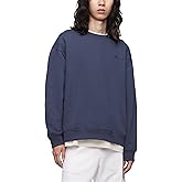 Calvin Klein mens Relaxed Fit Monogram Logo Fleece Sweatshirt