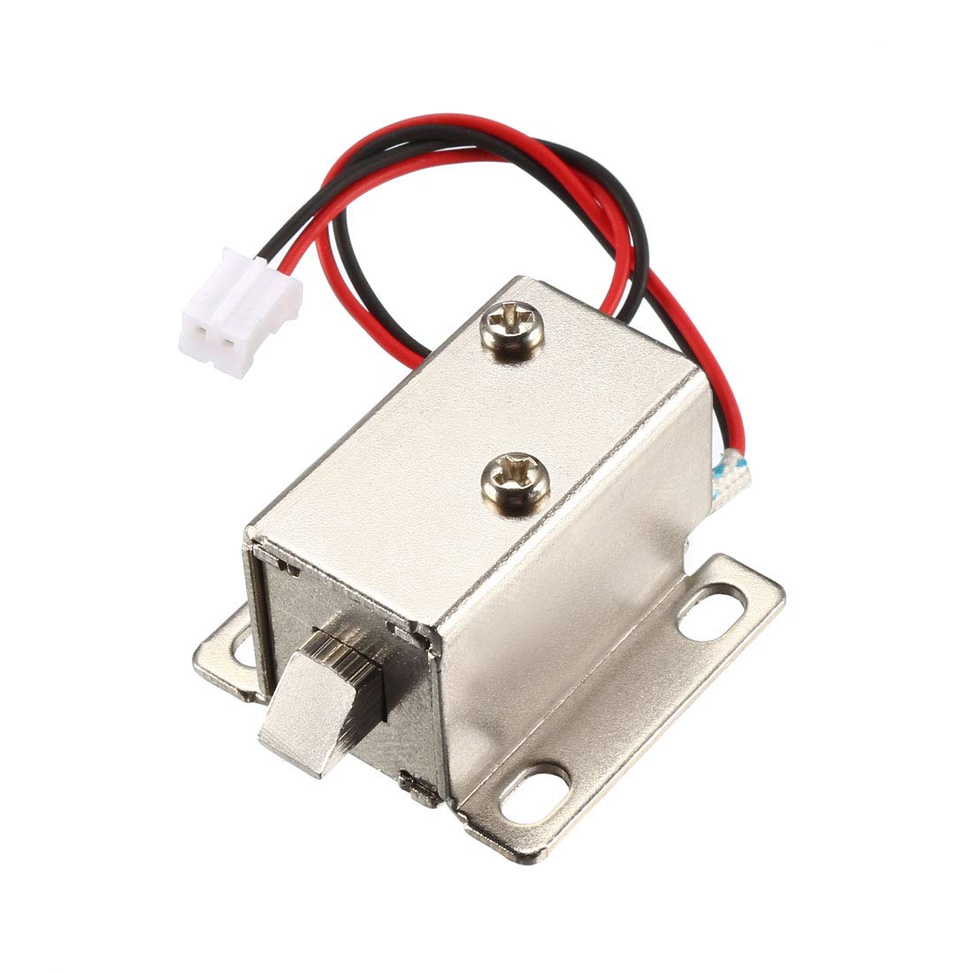 sourcing map DC 24V 0.57A 6mm Mini Electromagnetic Solenoid Lock Assembly for Electirc Lock Cabinet Door Lock