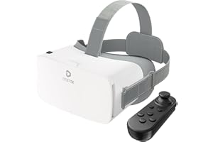 DESTEK V5 VR Headset for Phone with Controller, 110° FOV VR Goggles
