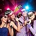 New Years Photo Booth Props, Glitter Photo Booth Props for Eve Party Supplies Decorations – 39 PCS