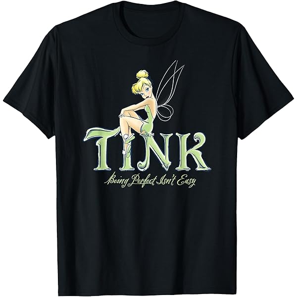 Amazon.com: Disney Peter Pan Tinker Bell Tie Dye 90s T-Shirt
