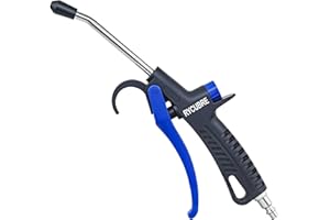 High Pressure Air Blow Gun Heavy Duty Air Compressor Attachment with Adjustable Airflow, Ergonomic Design, Stainless Steel Ba