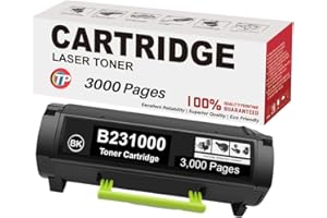 TonerParts Replacement B231000, B2320A0 Toner Cartridge 3,000 Pages for Lexmark B2338dw, B2442, B2442dw, B2546, B2546dw, B265