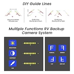 Magnetic Solar Wireless Backup Camera for Truck, 5