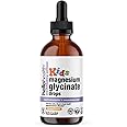 Kids Magnesium Glycinate Liquid Drops – Sugar Free Liquid Magnesium Drops, Happy Calm for Kids Calming Supplement Complex – Magnesium for Children & Nighttime Sleep, Pineapple Flavor 2 Fl Oz.