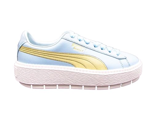 puma platform bambino oro