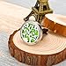 HOUSWEETY Car Air Freshener Aromatherapy Essential Oil Diffuser - Tree of Life Stainless Steel Locket,11 Refill Pads (with Gift Bag)