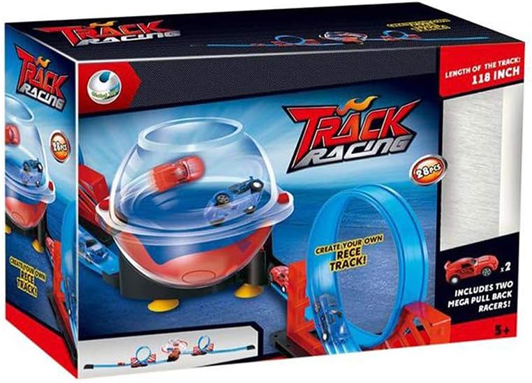 Round Pull Back Racers Circular Pull Back Race Track – BigaMart