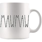 Mawmaw Coffee Mug - Christmas, Birthday, Mother's Day/Father's Day Gift for the Best Mawmaw Ever - 11oz Family Cup