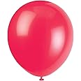 Ruby Red Latex Balloons, 12" (10-Pack) - Premium-Quality & Vibrant Party Decorations, Perfect for Any Celebration