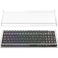 Geekria 90%-96% Keyboard with Knob Dust Cover, Clear Acrylic Keypads Cover for 100 Keys Computer Mechanical Keyboard, Compatible with ASUS ROG Strix Scope II 96, Glorious GMMK 2 96, Aula F99