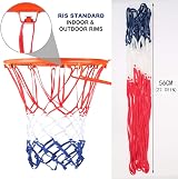 Daricowathx Heavy Duty Basketball Net 12 Loop All Weather Fits Standard Rim view 2