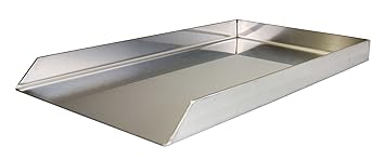 massive 3 mm starke Edelstahl Grillplatte Grillblech Plancha 30 cm x 44,3 cm u.a. passend für Weber Spirit E 300 Serie