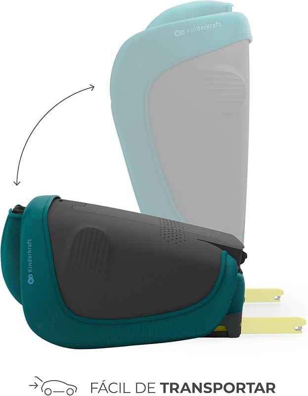 UNITY2 Silla de Coche I-size 100-150 cm, con Isofix hasta 12 años, Sistemas de Seguridad, Fácil de Limpiar, Transpirable, AIR FLOW, SPS+, H-GUARD, Verde