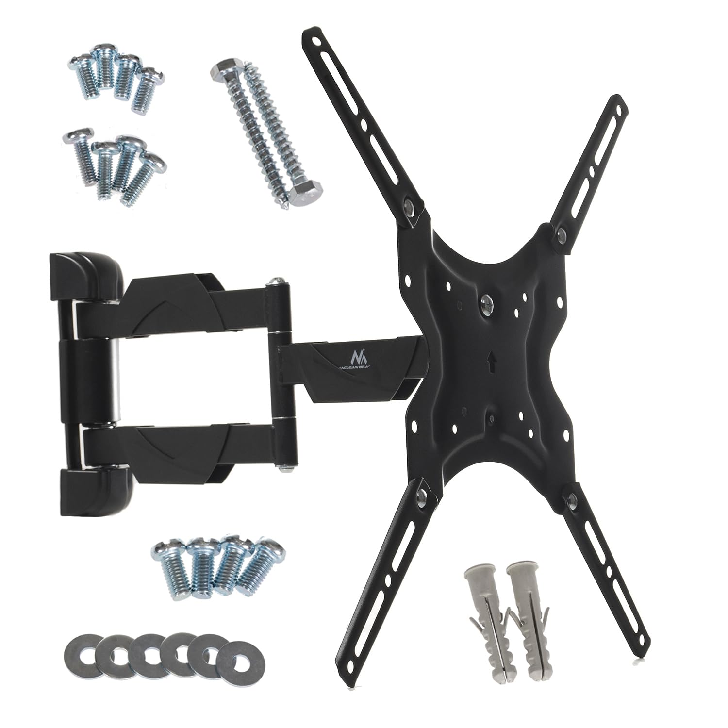 Maclean MC-743 Ultra Slim Tilt Swivel TV Wall Bracket Mount - For 13-65" Inch LED LCD Plasma & Curved Screen