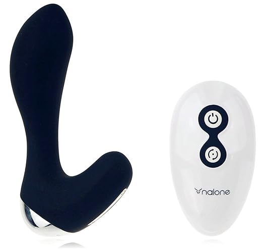 NALONE Pro-P, Prostata Vibrator Analvibrator Mit Fernbedienung, Schwarz