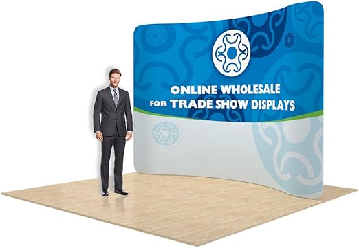 Amazon Com 10ft Curved Portable Tension Fabric Wall Graphics