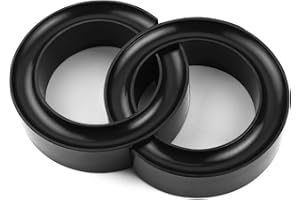 2PCS Coil Spring Spacers for Cars,Vibration Damping Rubber Coil Spring Insulator Suitable for 5-5.5"OD Springs,Universal Coil