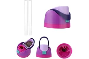 The replaceable cup lid is suitable for 16, 24, 32and 40-ounce cups. It is a one-click water bottle cap replacement accessory