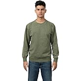 Milltex 7.25 Oz Premium Vintage Fleece Textured Sweatshirt | Long Sleeve Crewneck Cotton Blend for Men and Women