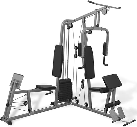 vidaXL Gimnasio Multiestación para Casa Maquina de Musculación ...