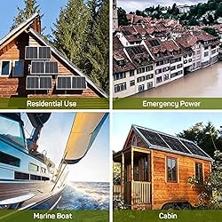 HQST 570W 12V/24V High-Efficiency RV Solar Panel