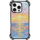 CASETiFY for iPhone 16 Pro Case - Bounce Compatible with MagSafe | Shockproof | 21.3 ft. 6X Military Grade Drop Protection | Frosted Sunset | Black