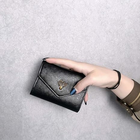 Amazon Co Jp Pulabo きれいで長持ちする ファッション パーソナリティ レトロ 小さな木の財布 女性 短い段落 多彩な学生 財布 レディースカード 小銭入れ ホーム キッチン