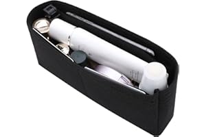 OAikor Felt Mini Purse Organizer Insert for GG Marmont Mini Matelasse Shoulder Handbag and More, Organizer Handbag Tote Liner Pouch for Women Inner Bladder Bag Storage Bag(mini, Black)