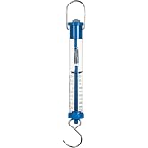 Eisco Labs - Acrylic Tubular Spring Scale (Dynamometer) 2.5N/250g Capacity - Spring Scale, Pull Scale, Force Meter, Force Spring, Spring Scales for Science